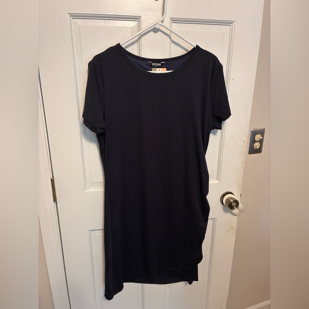Amazon t- shirt dress, navy, size XL.